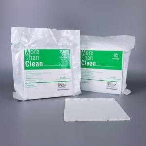 China 230Gsm Cleanroom Microfiber Wipes Lint Free Disposable Class 10 Cellulose Polyester factory