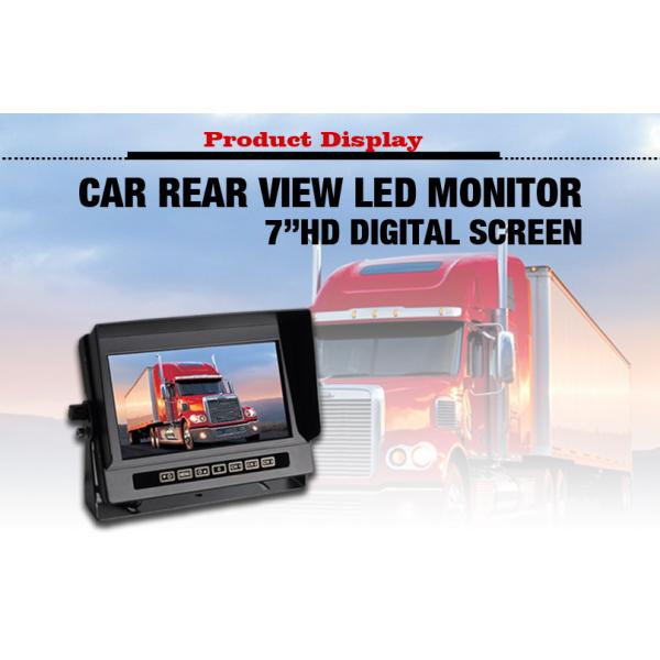 Waterproof Rear View Mirror Monitor With Backup Camera , Bus Surveillance Systems