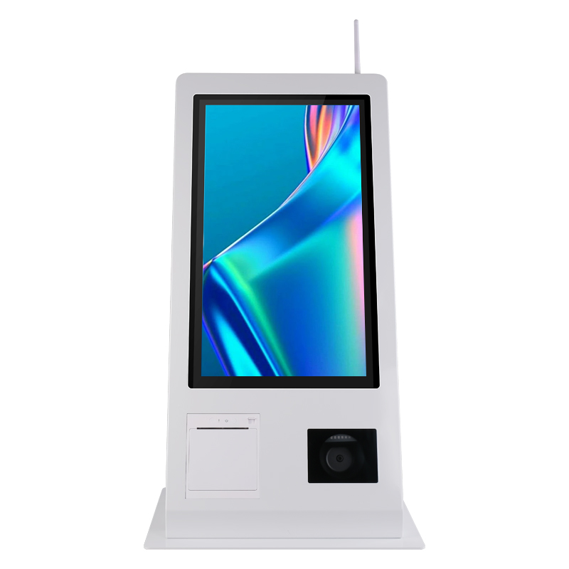 15.6" Self-Service POS Machine with Win 10 Operation System Touch Screen Scanner Printer NFC QR Code Reader