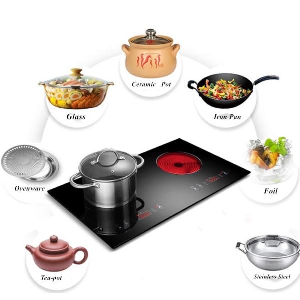Automatic Switch Off 73X43cm Top Induction Cooktops