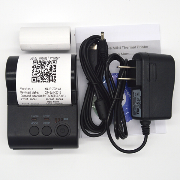 ODM RS232 Bluetooth Wireless Portable Printers 58mm Android For Mobile Phone