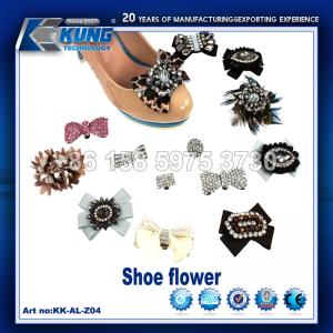 China Multicolor PVC Shoe Making Accessories Flower Shape Buckle Durable factory