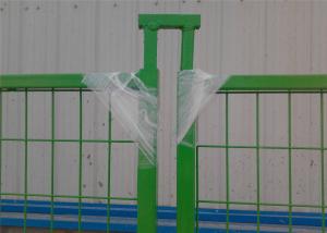 Canada standard temporary construction fencing panels H 6'/1830mm*L 9'/2740mm Mesh  3x6 75mm x 100mm Powder Coating