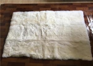 China Long Lambswool Large Sheepskin Area Rug Thick For Living Room Baby Play factory