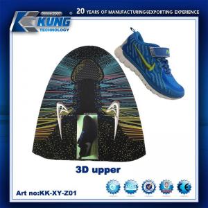 China Waterproof 3D Sport Shoes Upper , Men Sport Shoes Breathable Upper factory