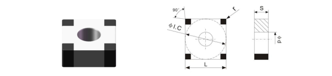 SNGA CBN Brazing Indexable Insert , PCBN Inserts High Efficiency Cast Iron Brake Drum