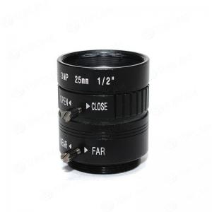 China Industrial Camera Machine Vision Lens Fixed Manual IRIS Focus Zoom Lens C Mount 3MP 25mm HD on sale