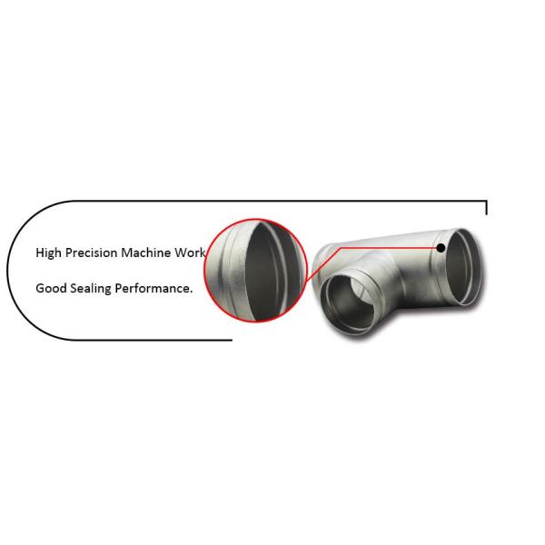 3 Way Grooved Pipe Coupling Equal Grooved Tee With Round Head Code