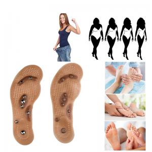 China Pain Relief Magnetic Acupressure Insoles , Magnetic Shoe Pads Eliminate Foot Odors factory