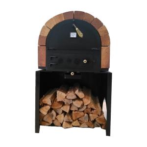 China Commercial Kitchen Wood Fired Pizza Oven With Medium Gas Pizza Oven With  High Quality Baking Equipment Stainless Steel factory