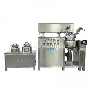 China Lab Type Vacuum Emulsifying Mixer Machine Stainless Steel For Cosmetics Cream factory