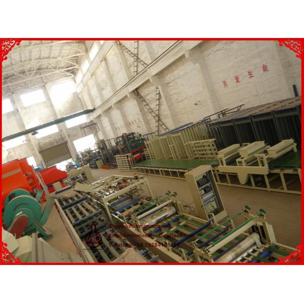 PLC Automatic Control System MgO Sandwich Panel Machine for Fireproof Door Making