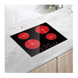 China High Performance 4 Plate Touch Stove , Hidden Induction Stove Top 6000W factory