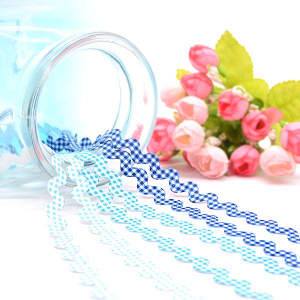 Dots 100% Polyester 1cm Dress Zig Zag Rick Rack Trim