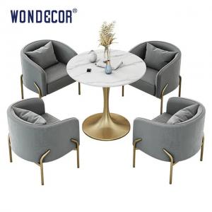 China Stainless Steel Luxury Furniture Art Coffee Table Side Table Mirror Finish factory