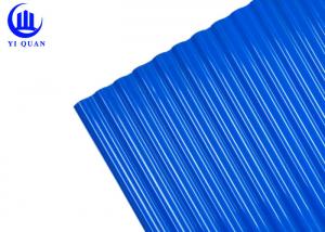 China Insulated UPVC Roofing Sheets Circular Wave Shape Type Corrugated Plastic Roofing Sheets factory