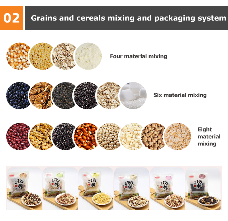 TOUPACK Automatic Pre-Bag Snack Packaging Machine Mixed Nuts Packaging Machine Mixed Dried Fruit Packaging Machine