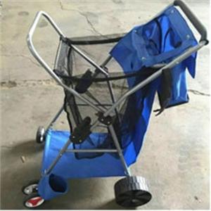China Portable Foldable Wagon Cart EVA Wheel Fishing Cart Folding Plastic Cart With Wheels factory