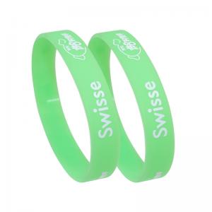 China Sports Printed Silicone Wristbands Customizable Debossed Bracelets factory