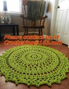 China Handmade crochet rug, Acrylic blanket knit carpet, Hand knit blanket, rug, carpet, blanket factory