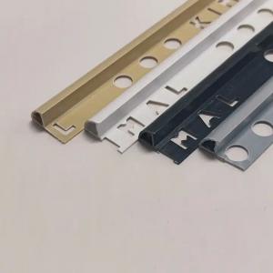 China Corner Aluminium Tile Strip Custom PVC Plastic Strip Tile Trim Fireproof factory
