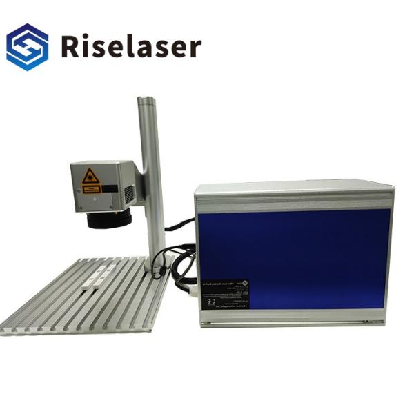 China Raycus 50w Fiber Laser Marking Machine Mini Desktop Laser Engraver factory