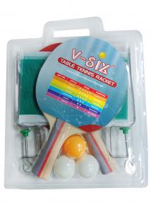 China Competition Wooden Table Tennis Bats , Colored Ping Pong Balls For Amateur Player factory