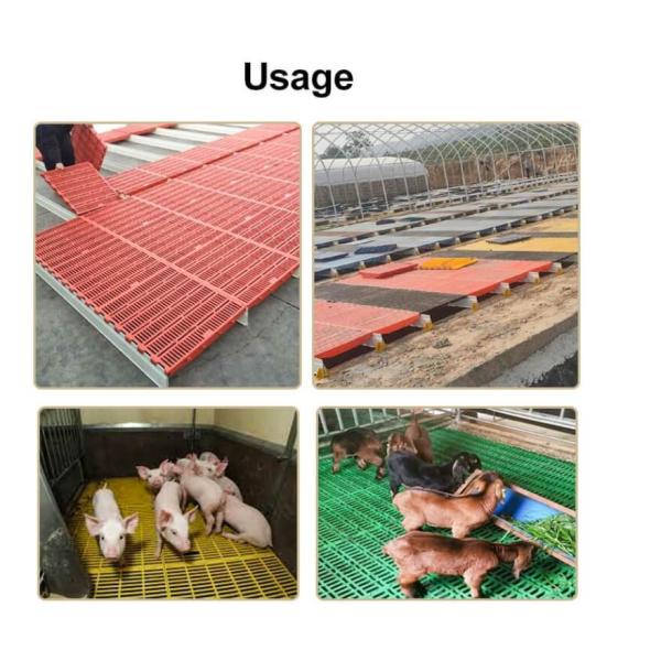 PSF-01 50mm Plastic Slat Floor Poultry Broilers For Piglet