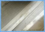 Powder Coated Perforated Metal Sheet Staggered Round Punched Customized Length
