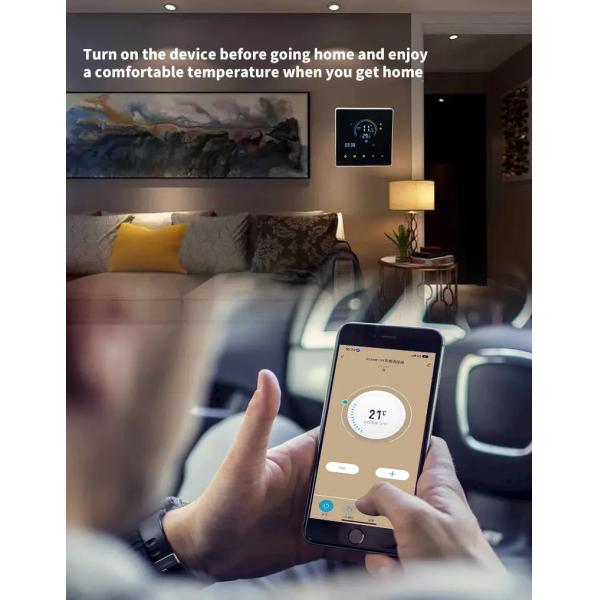 Tuya Wifi Programmable Smart Thermostat For Electric Water Floor Gas Boiler Heating