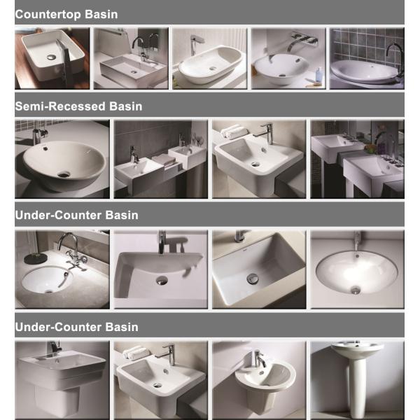 Rectangular Under Counter Basin Sinks MB-3009