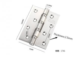 China 4 Inches Stainless Steel Door Hinges Swing Thick With Soft Close Ball Bearing factory