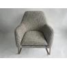 Buy cheap Customized Modern Fabric Chair With Stainless Steel Frame from wholesalers