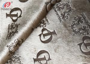 China 100% Polyester Knitted Velvet Glue Printed Fabric Plush Velboa Fabric For Sofa on sale