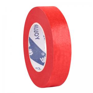 China Red Rubber Glue Painters Masking Tape Adhesive 12mm For Automotive factory