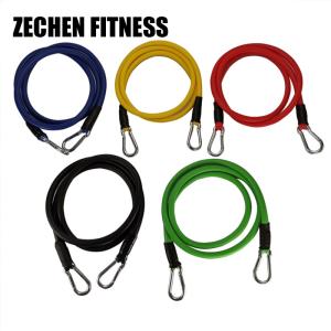 China 11pcs Resistance Loop Bands Set Fitness 1.2m Home Workout Tube Set With Handles on sale