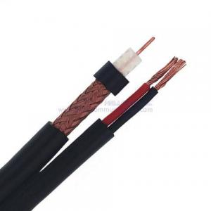 China RG59/U Coaxial Communication figure 8 Cable Manufacture Price, CCTV rg59 cctv camera cable for RG59 with power cables on sale