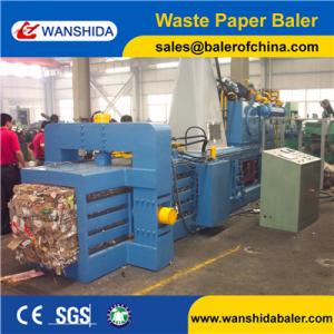 China Y82W-50A 2-4ton/h capacity China Waste Paper Balers Supplier to baler news paper and PET bottoms with conveyor belt factory