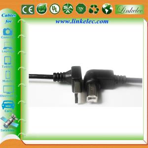 China Double angle USB cable printer cable factory