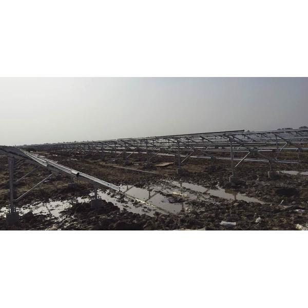 Customized Degree Solar PV Ground Mounting Systems Support Frame
