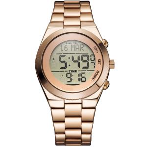 China Rosegold Waterproof Digital Watch 3ATM Men'S Water Resistant Digital Watches 38MM on sale