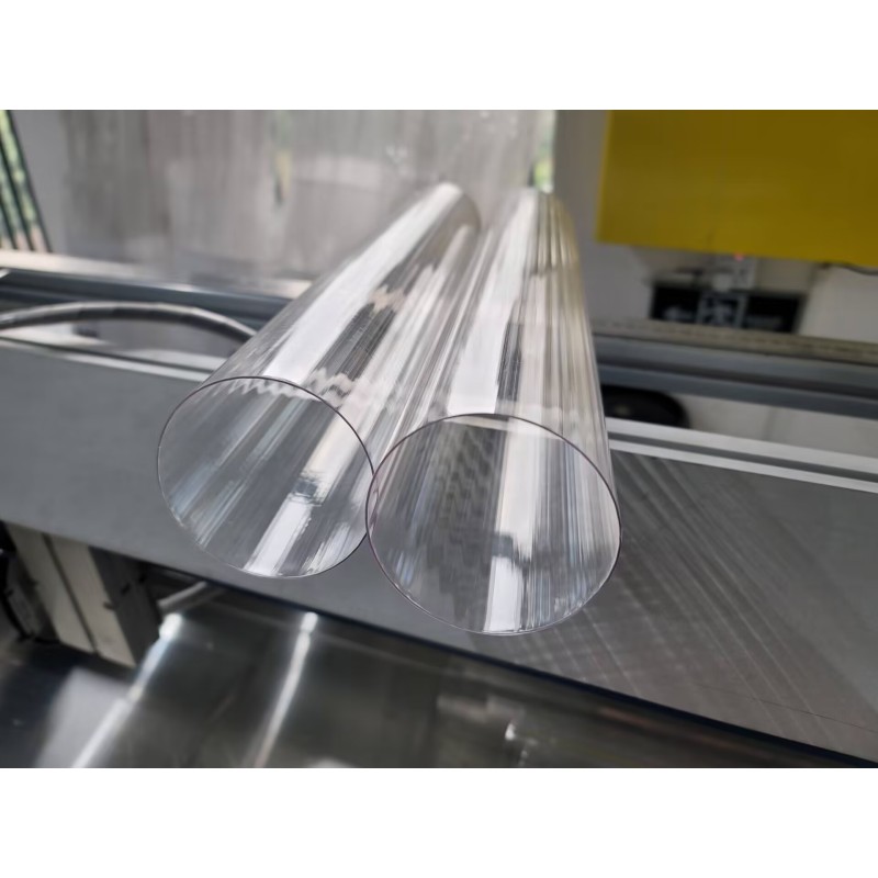 High Efficiency PC Clear Pipe Extrusion Machine Frequency Inverter Control