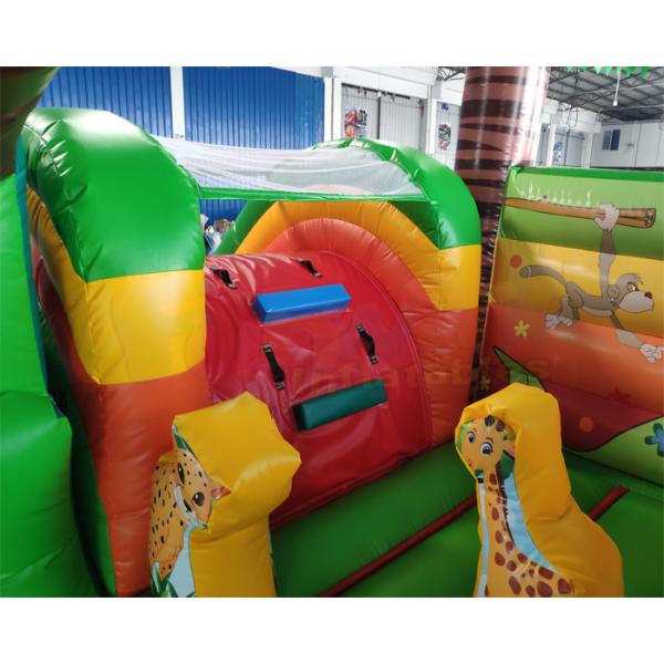 Commercial Bouncy Castle Inflatable Water Slide With Pool