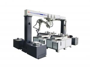 China 1000W Boom Manipulator Metal Laser Welding Machine Double Position factory