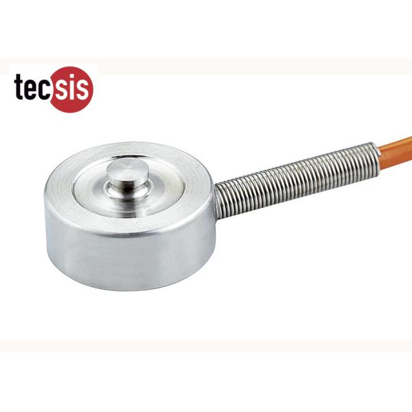 Small Tank Weighing Compression Load Cell Strain Gauge , Button Type