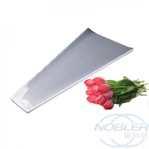 China 200Pcs Clear Plastic Rose Flower Bouquet Sleeves Cellophane Floral Wrapping Bags factory