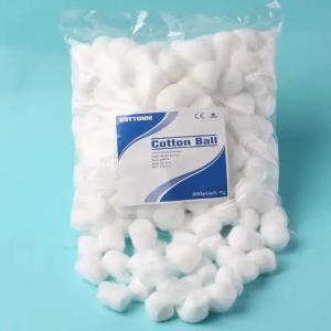 China Cotton Ball Wholesale Medical Sterile Organic Cotton Balls Cotton Wool Balls Bulk on sale