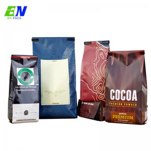 China 250g 500g Hot Sell Custom Printing Side Gusset Coffee Bag With Tin Tie And Valve factory