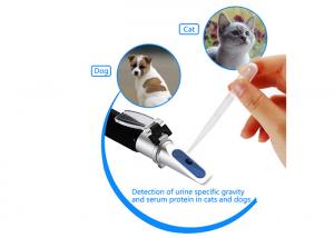 China Dogs / Cats Clinical Refractive Index Refractometer ATC With Aluminum Construction on sale