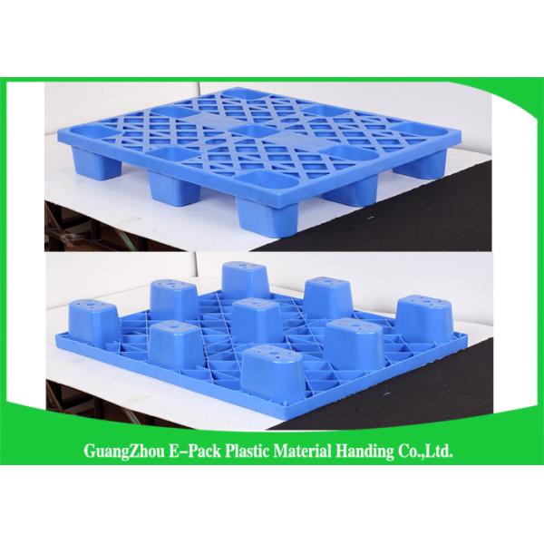 1200*1000mm Export Blue Economical Nestable Plastic Pallets Easy Stacking Long Service Life